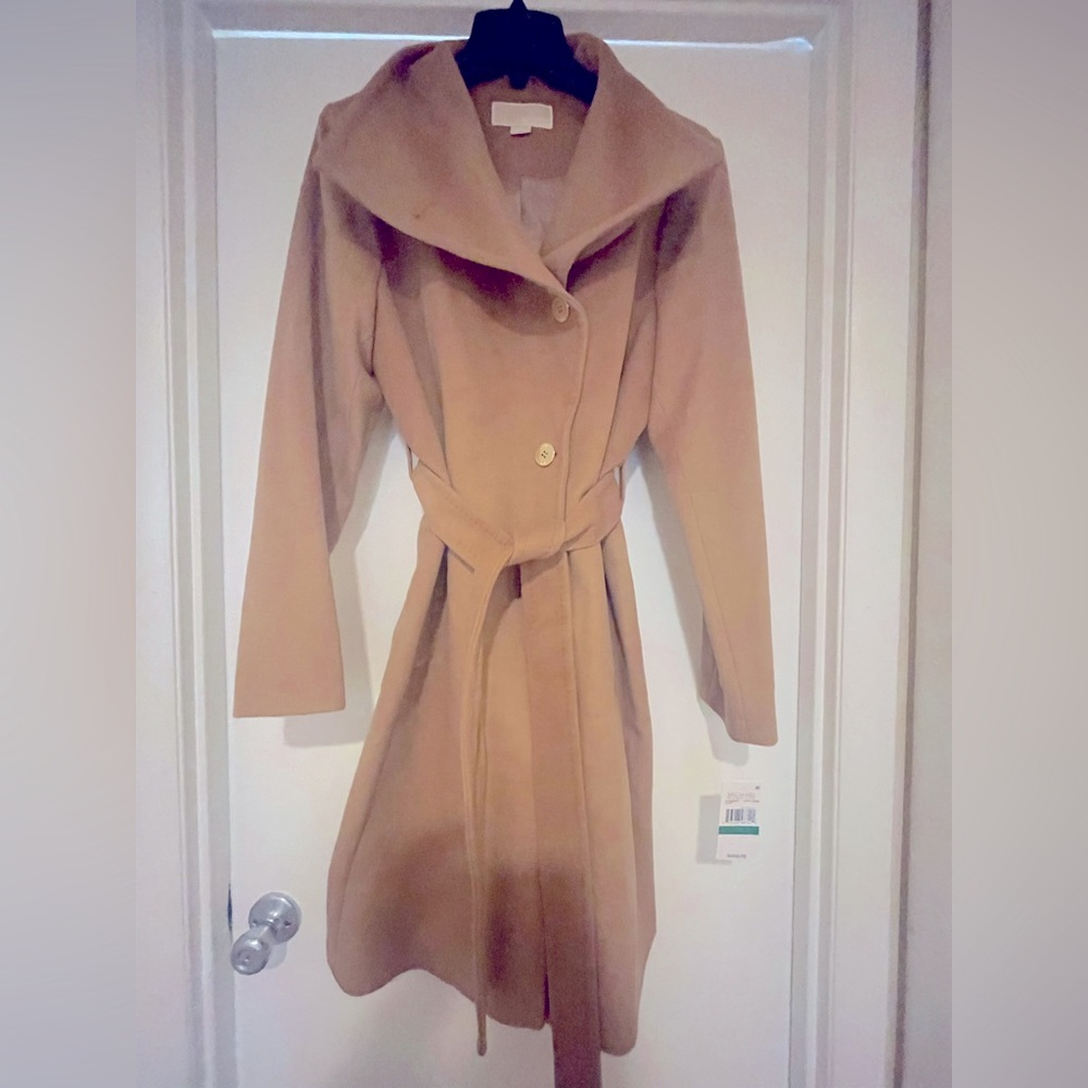 Michael Kors women’s dark camel Coat